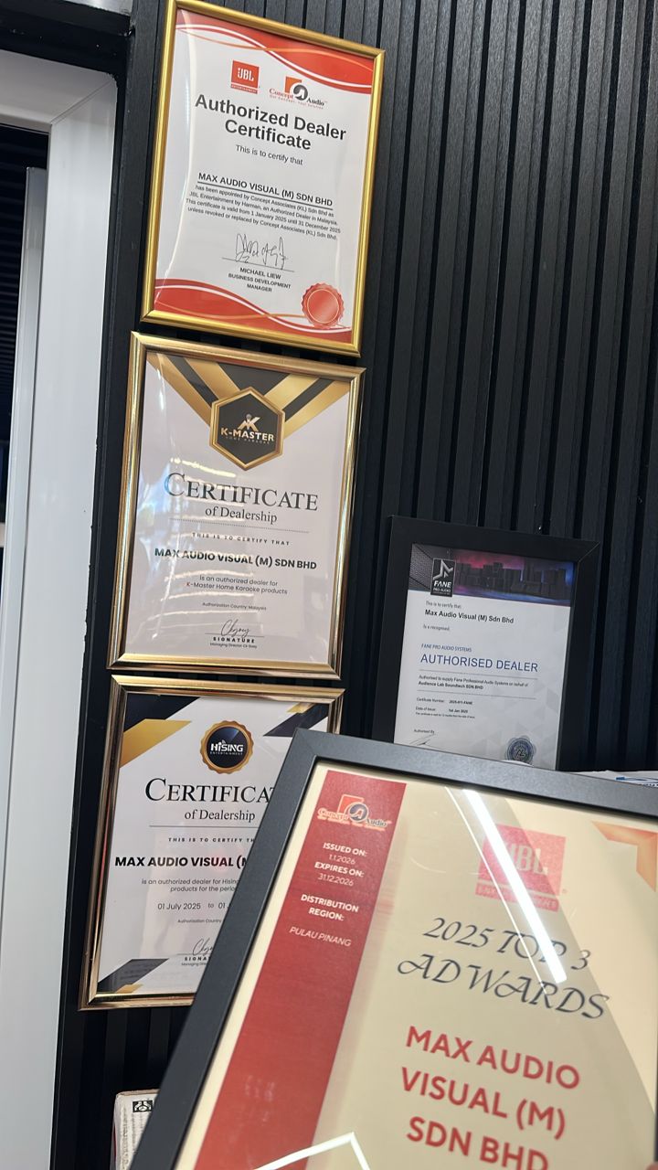 max audio certificate